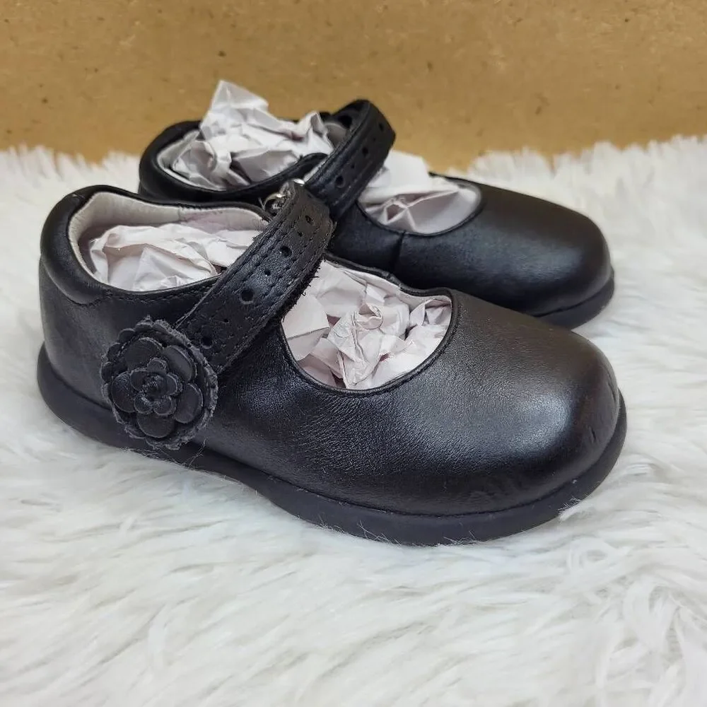 Stride Rite Infant Black Nicolette Mary Janes Size 5 M